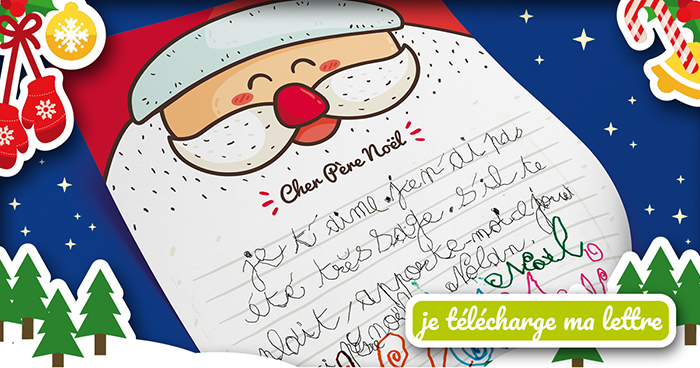 Calendrier de l'Avent Oléla - Lettre Père Noël