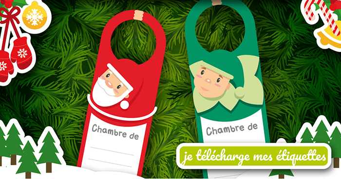 Calendrier de l'Avent Oléla - Etiquettes de Noël