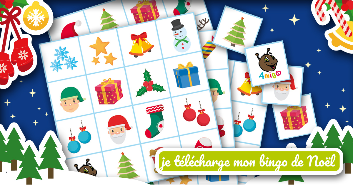 Calendrier de l'Avent Oléla - Bingo de Noël