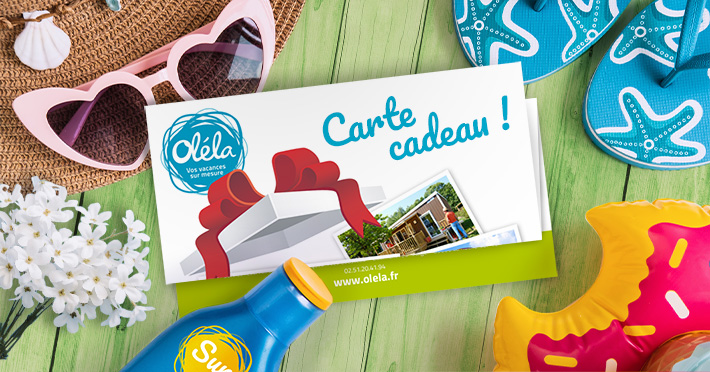 Carte cadeau Oléla vacances sur mesure