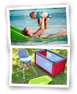 Location lit bébé vacances camping