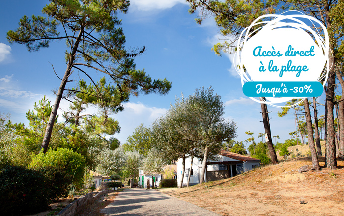 Vacances accès direct plage en Vendée