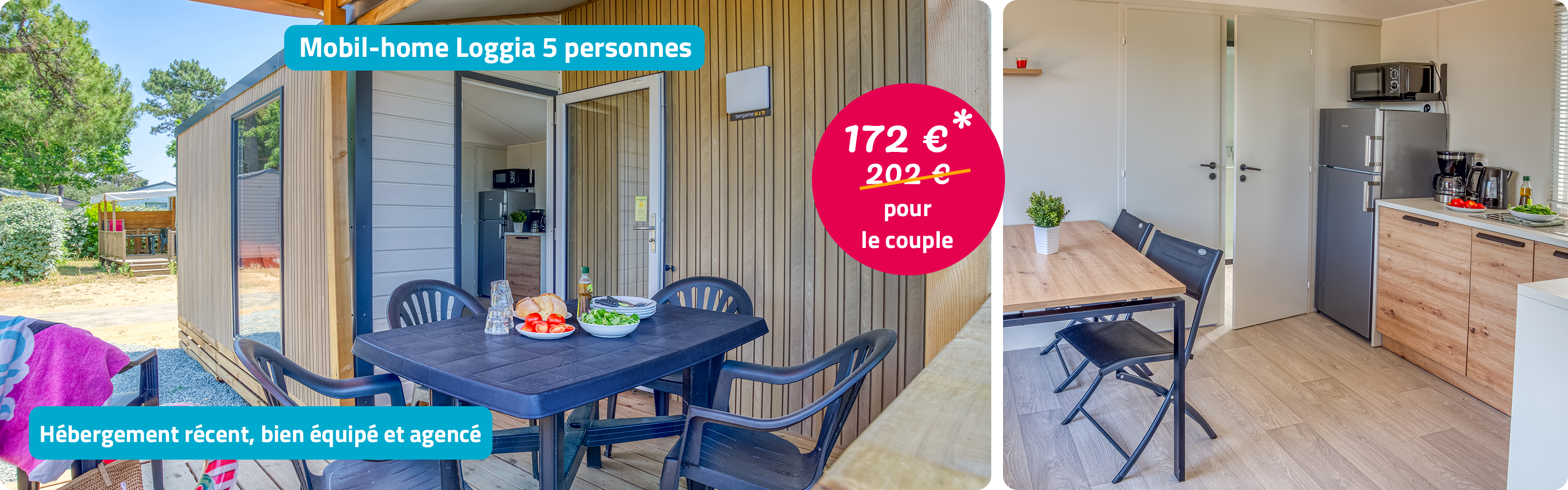 Mobil-home Loggia 5 personnes