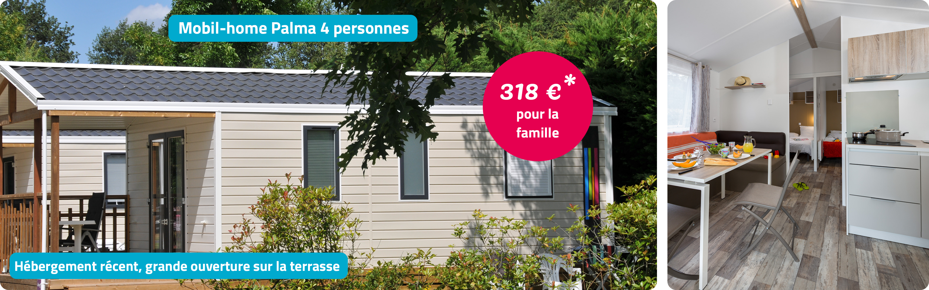 Mobil-home Palma 4 personnes