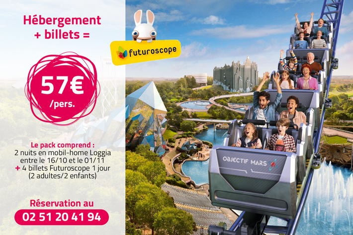 Package : Hébergement + billets Futuroscope
