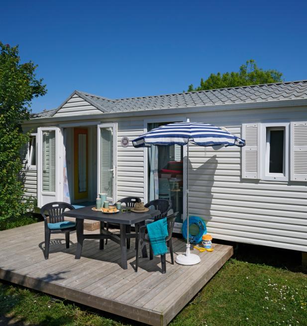 Mobil-home Océan Éco camping La Corniche