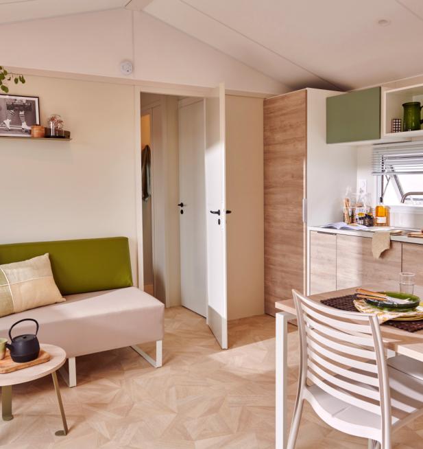 Mobil-home Clim Suite Duo camping Les Peupliers