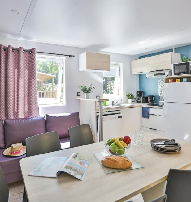 Mobil-home Clim Trio camping Le Petit Rocher