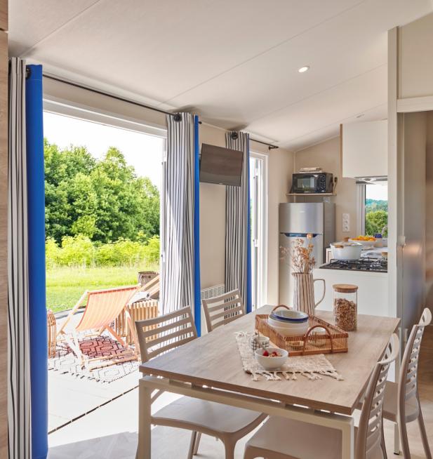 Mobil-home Famille Clim camping Le Petit Rocher