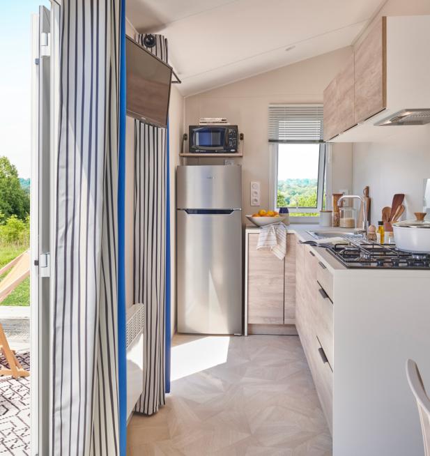 Mobil-home Famille Clim camping Le Petit Rocher