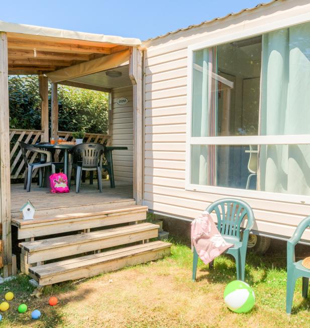 Mobil-home Loggia Éco camping La Corniche