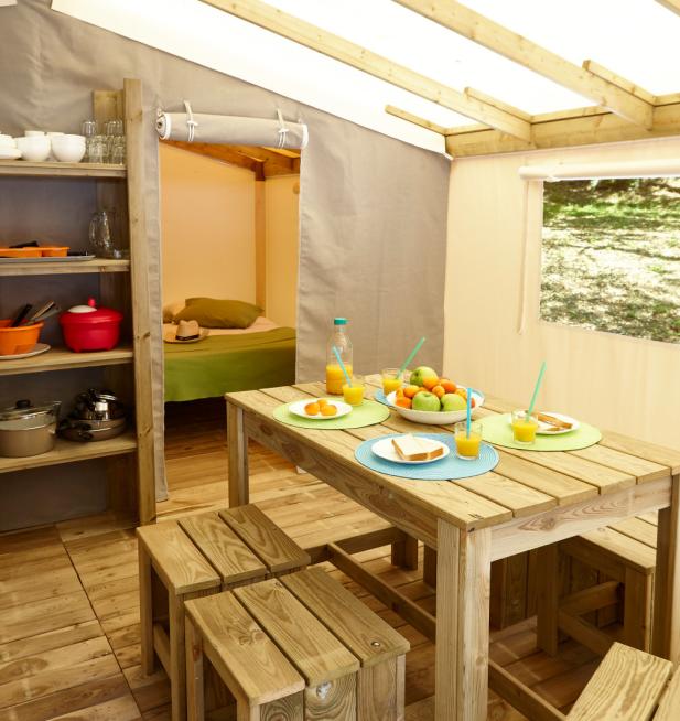 Tente Natura camping Le Petit Rocher