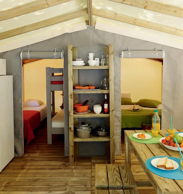 Tente Natura camping Le Petit Rocher