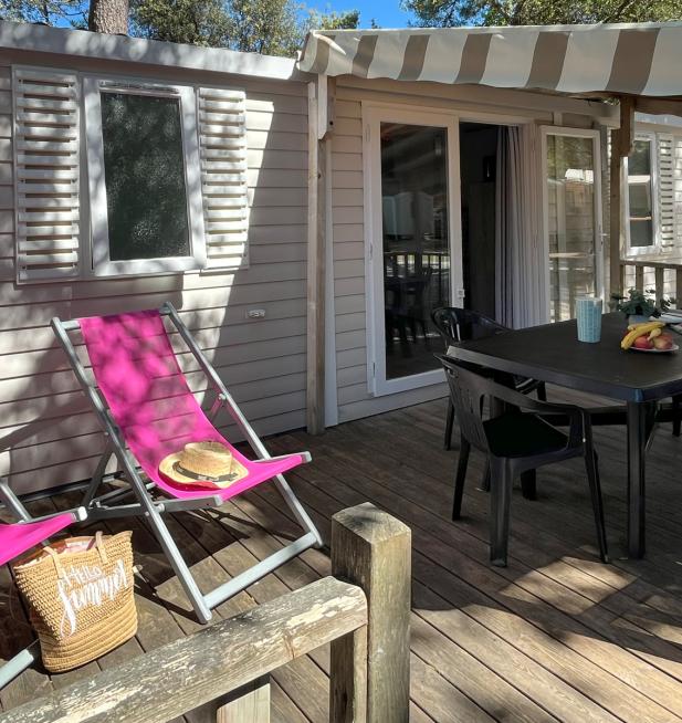 Mobil-home Famille Éco camping Signol
