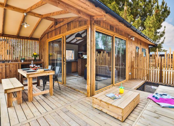 Extérieur Cocoon Lodge en Vendée