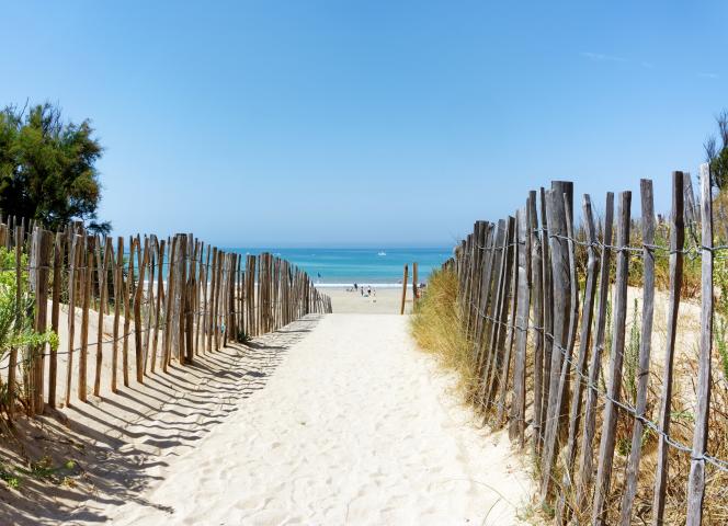 Plage de l'île de Ré en été