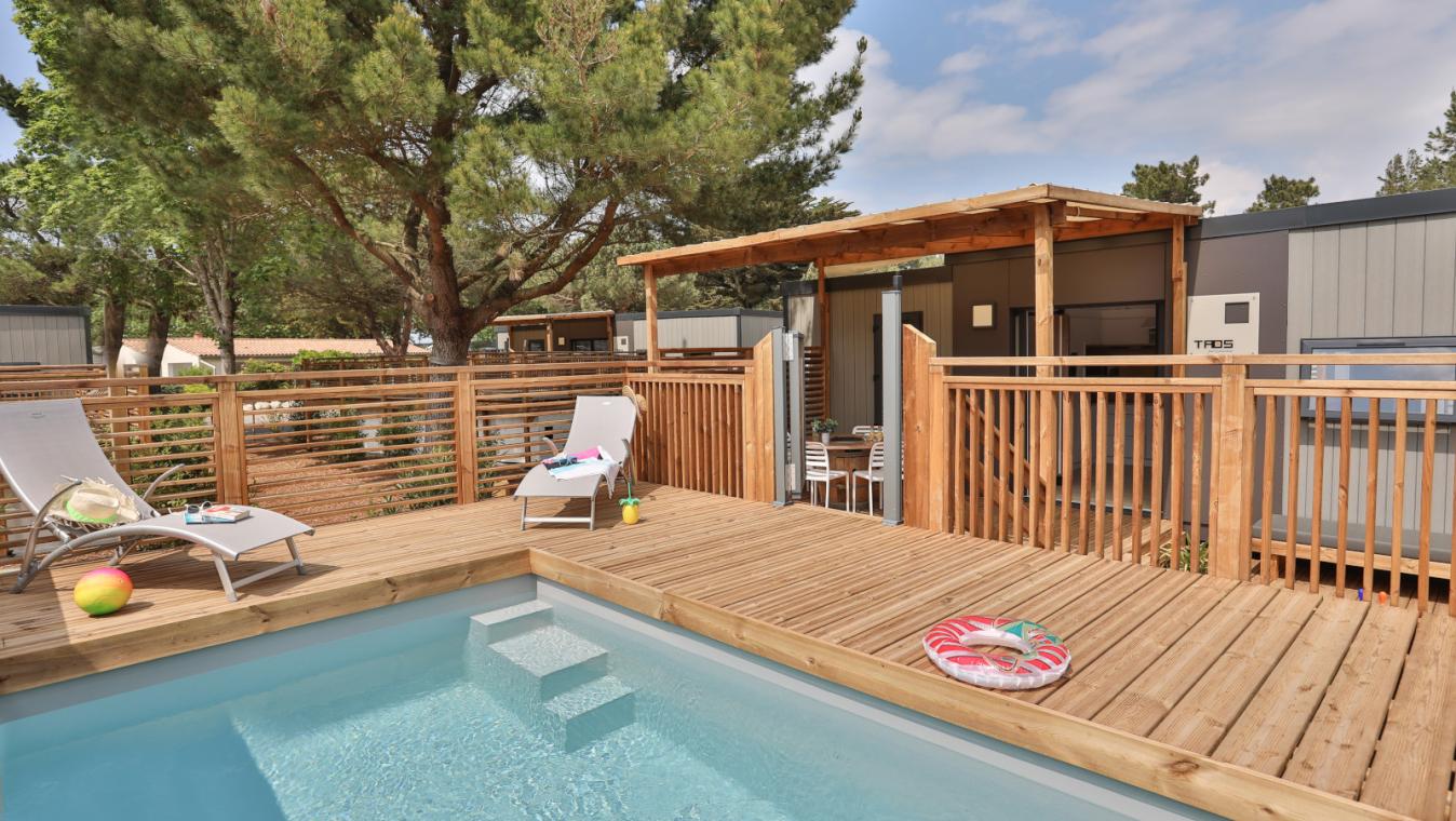 camping olela avec jaccuzi spa pisicine privatif