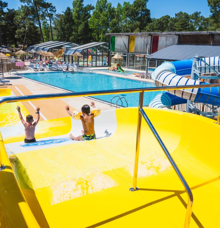 Découvrez les nouveaux toboggans aquatiques du camping Signol sur l'Ile d'Oléron