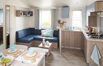 Mobil-home Famille camping Les Peupliers