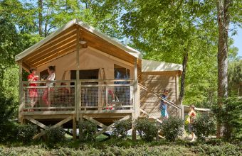 Tente écolodge camping Le Petit Rocher