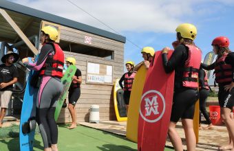 Atlantic Wakepark camping Bel Air