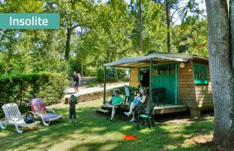 Bungalow Biron camping Le Moulin du Roch gamme Insolite
