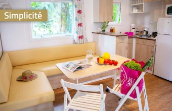 Mobil-home Atlantique camping Beau Rivage Simplicité