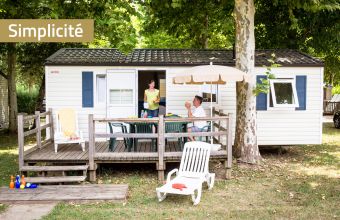 Mobil-home Evasion camping Beau Rivage Simplicité