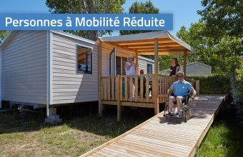 Mobil-home Personnes à mobilité réduite camping Beau Rivage