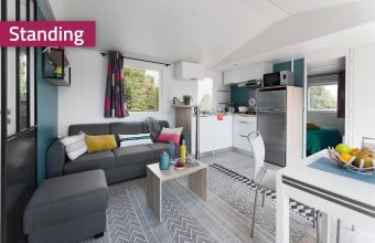Mobil-home Premium Trio camping Le Moulin du Roch gamme Standing