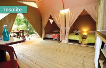 Tente Canada camping Beau Rivage Insolite