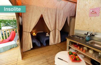 Tente Canada camping Les Granges Insolite