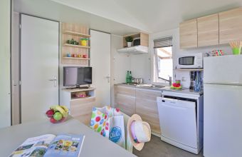 Mobil-home Famille camping Le Petit Rocher