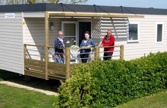 Mobil-home Loggia 4 personnes camping La Corniche