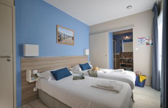 Chambre Twin Terrasse hôtel Esperanza Noirmoutier