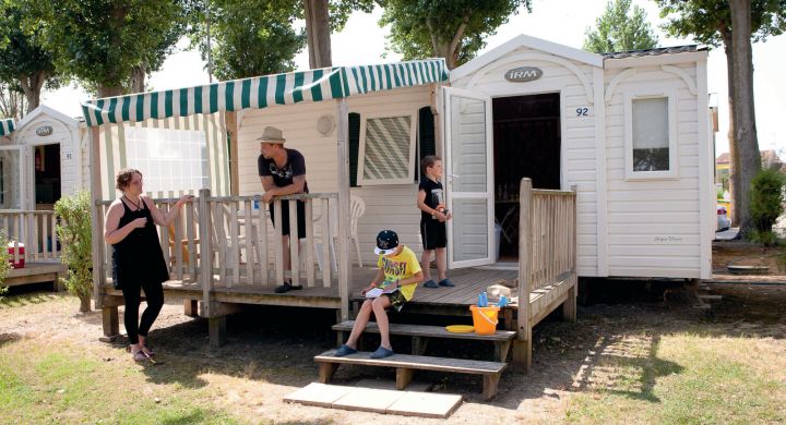 Mobil-home Riviera extérieur camping Park er Lann