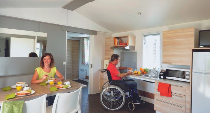 Mobil-home personne à mobilité réduite Camping Park er Lann