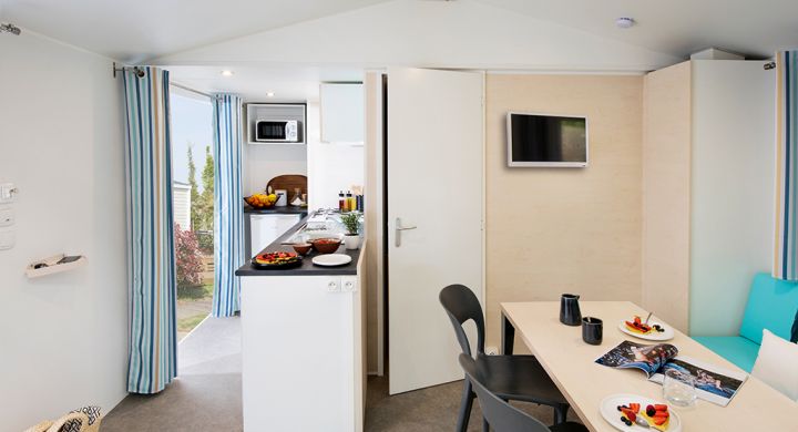 Mobil-home Bahia camping Park er Lann cuisine