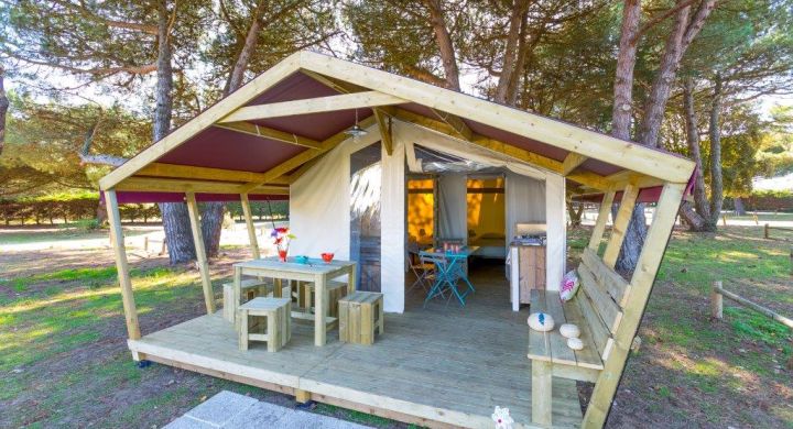 Tente Natura camping La Corniche