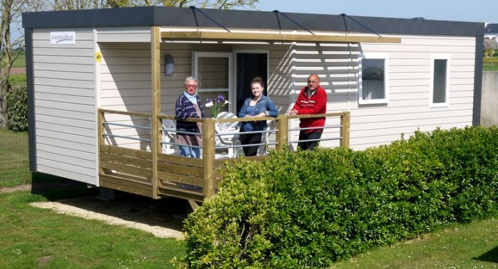 Mobil-home Loggia 4 personnes camping La Corniche