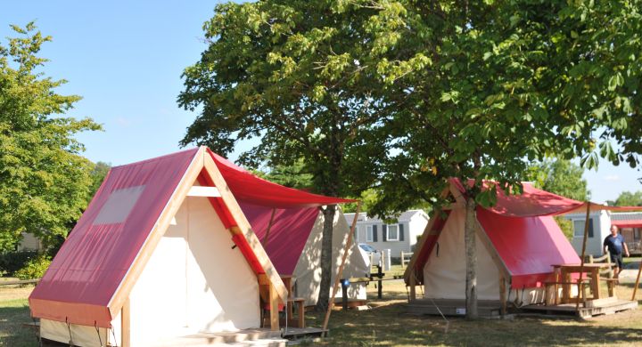 Tente Randonneurs camping La Mignardière Châteaux de la Loire