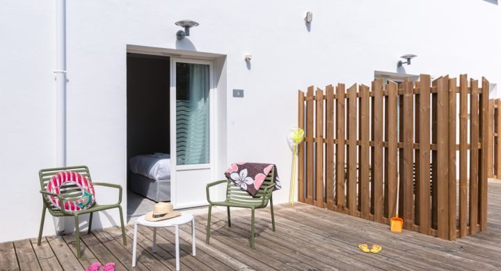 Chambre Double Terrasse hôtel Esperanza Noirmoutier