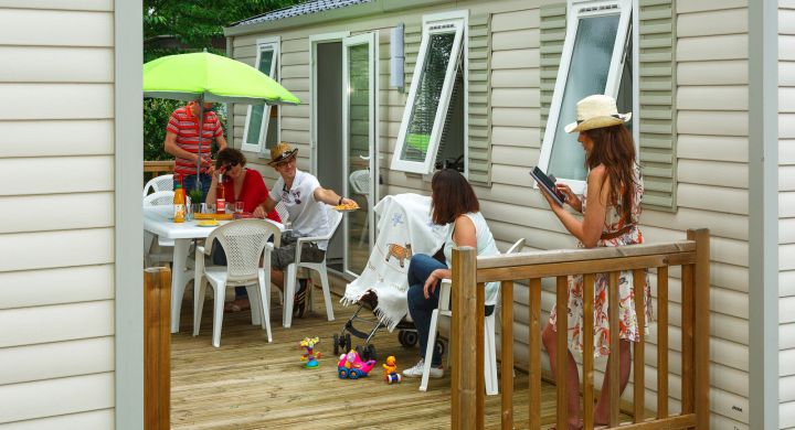 Mobil-home Tribu 8 personnes camping La Mignardière