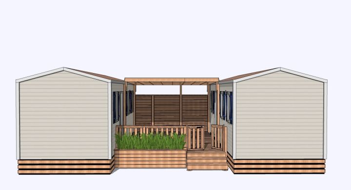Mobil-home Tribu 8 personnes camping La Mignardière