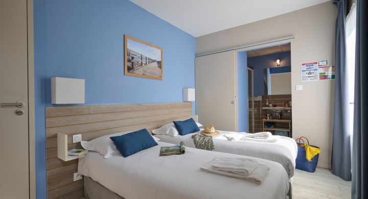 Chambre Twin Terrasse hôtel Esperanza Noirmoutier