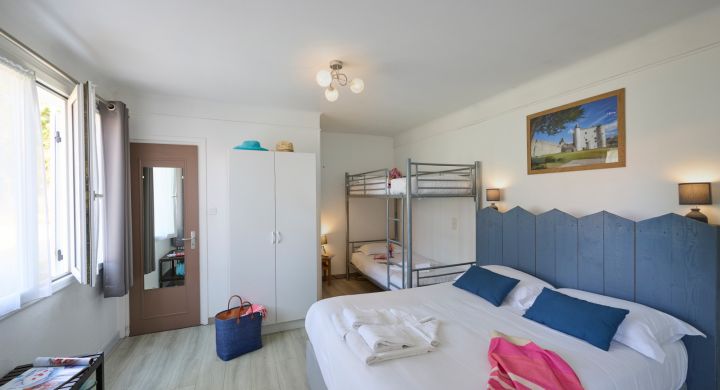 Chambre Familiale Quadruple hôtel Esperanza Noirmoutier