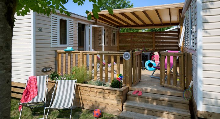 Mobil-home Tribu 8 personnes camping La Mignardière