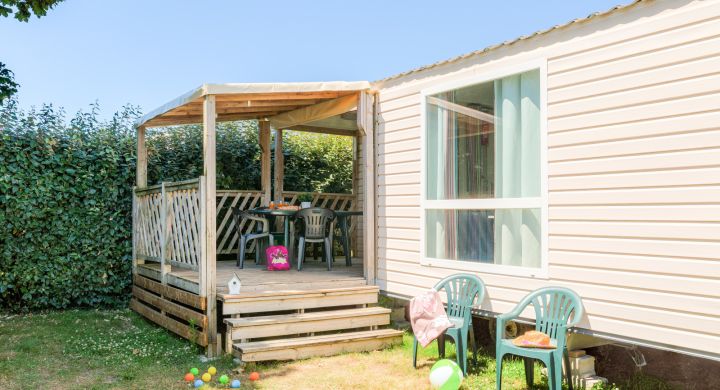 Mobil-home Loggia Eco camping La Corniche Finistère Sud