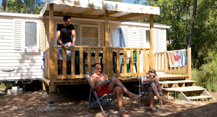 Mobil-home Riviera camping La Mignardière