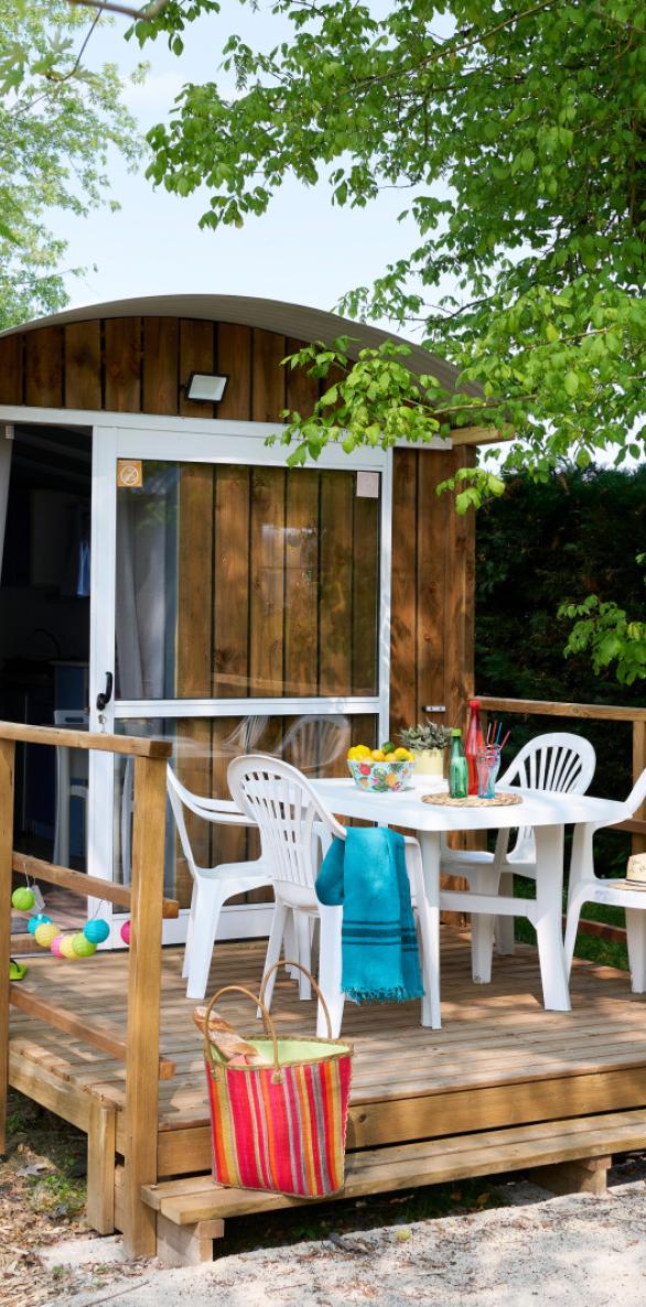 Roulotte camping La Mignardière